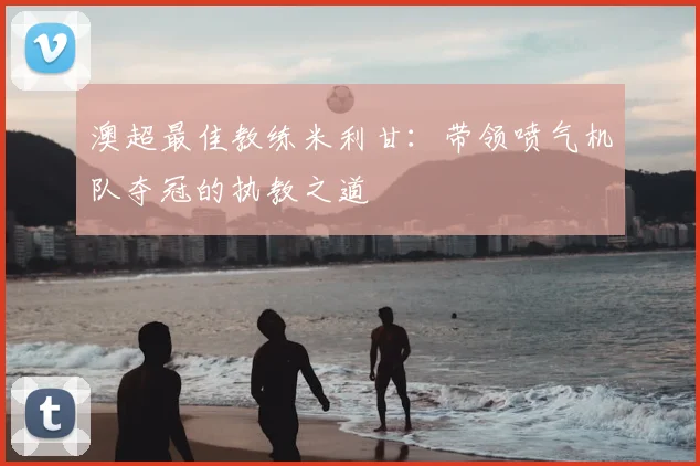 澳超最佳教练米利甘：带领喷气机队夺冠的执教之道
